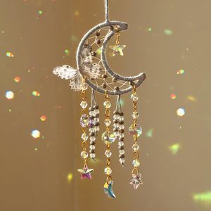 Dream Catcher For Girls - Butterfly Small Moon Dream Catchers With Crystals🌼